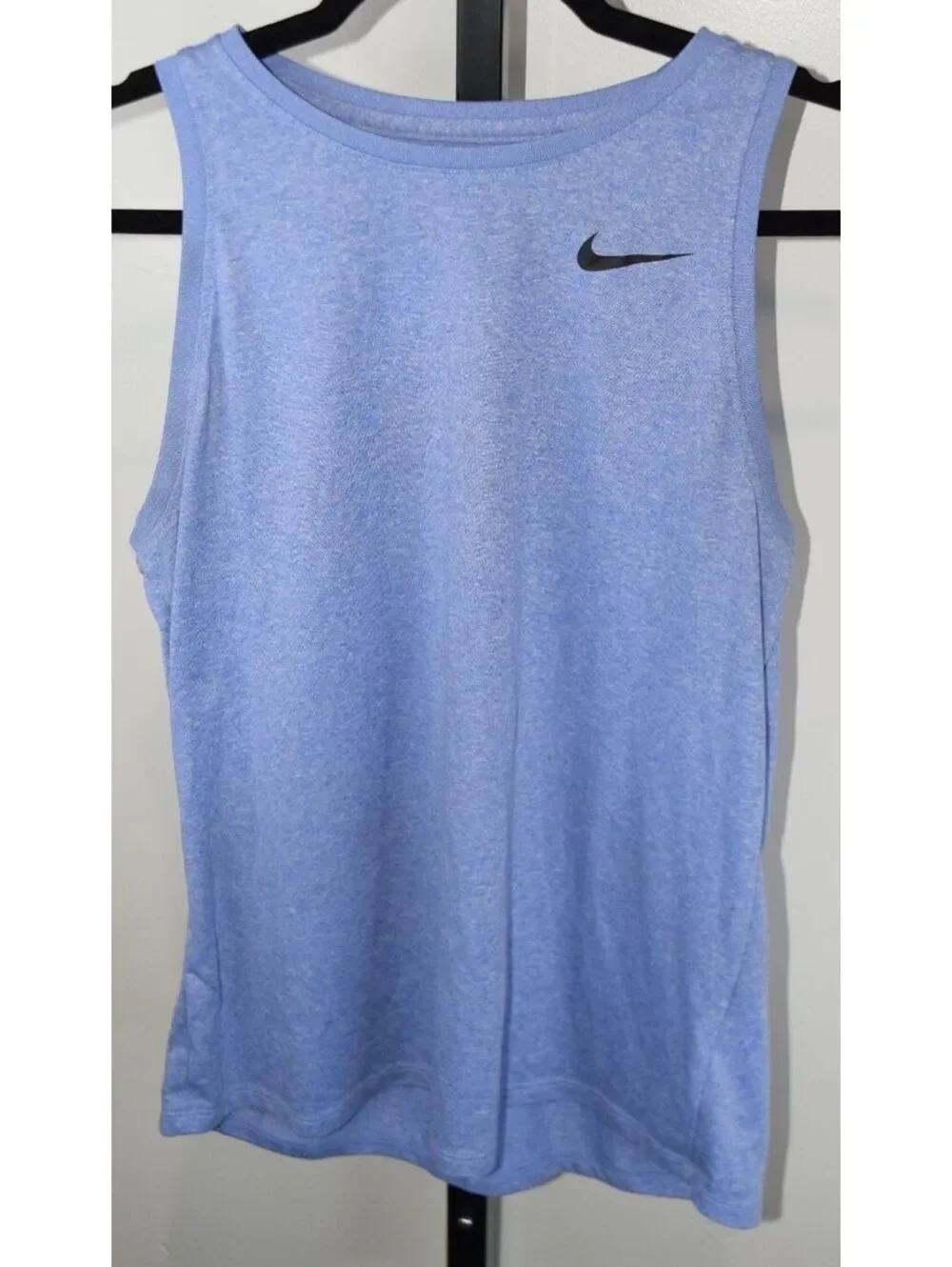 Nike Dri-Fit Blue Heather Athletic Tank Top Size Medium Sleeveless